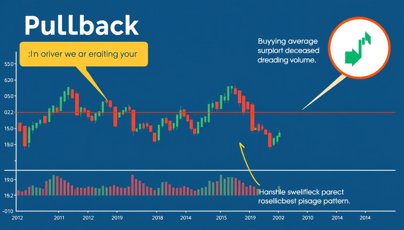 급등주 눌림목 매매의 3가지 조건(이동평균선, 거래량, 캔들)을 설명하는 차트 인포그래픽