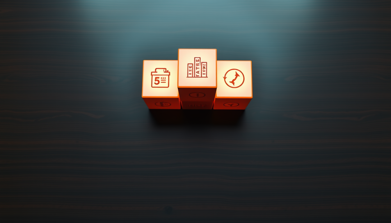 안정성과 성장성을 동시에 추구하는 균형 잡힌 주식 투자 포트폴리오를 시각화한 이미지