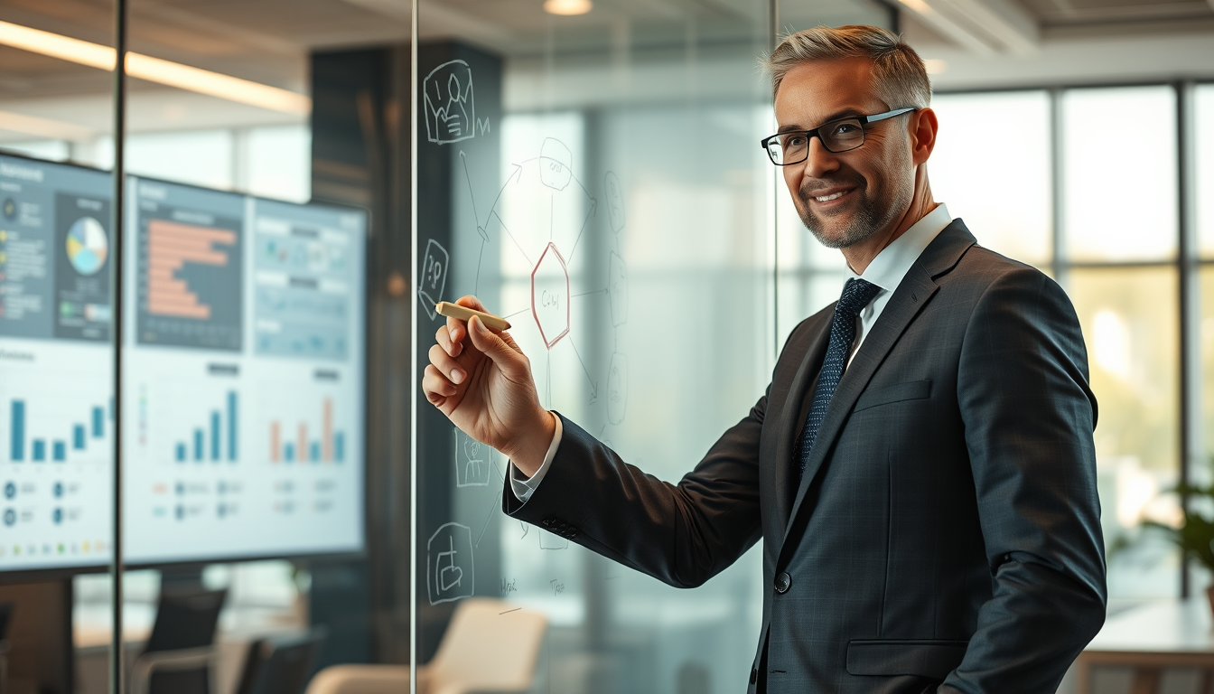 반복 업무는 자동화에 맡기고 창의적인 전략 구상에 집중하는 전문가의 모습