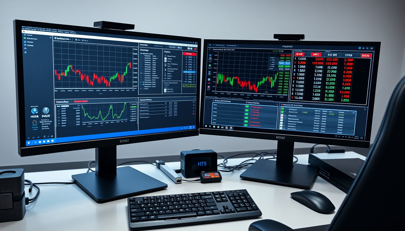 단타 매매 승률을 높이기 위해 최적화된 HTS 멀티모니터 화면 구성