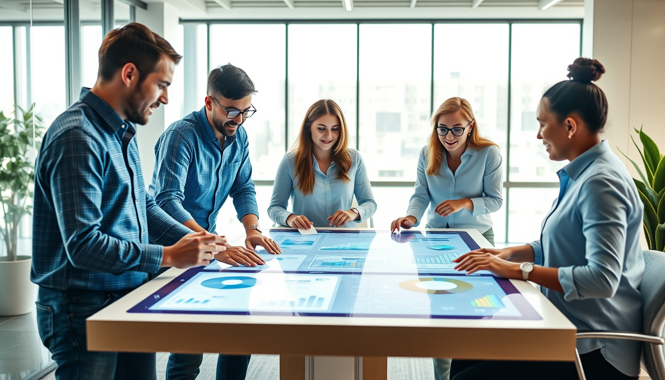 여러 부서의 전문가들이 모여 클라우드 비용 절감 문화를 만들어가는 모습.